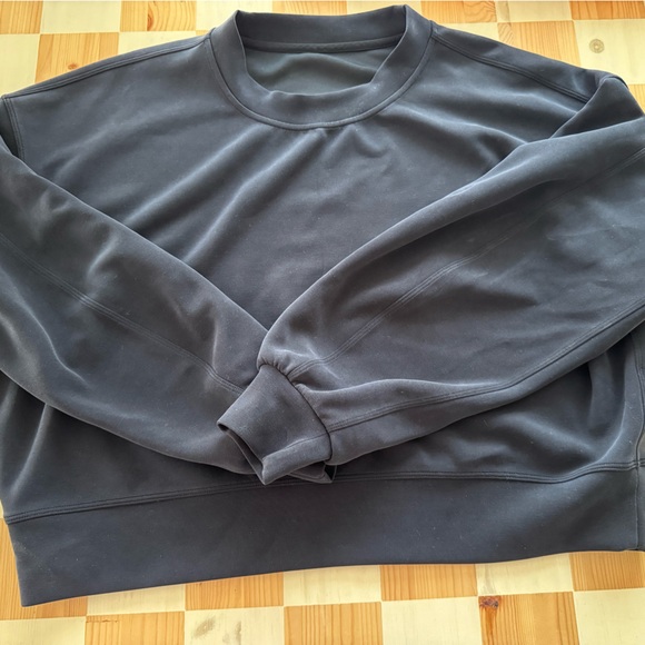 lululemon athletica Tops - lululemon athletica navy softstreme Sweatshirt